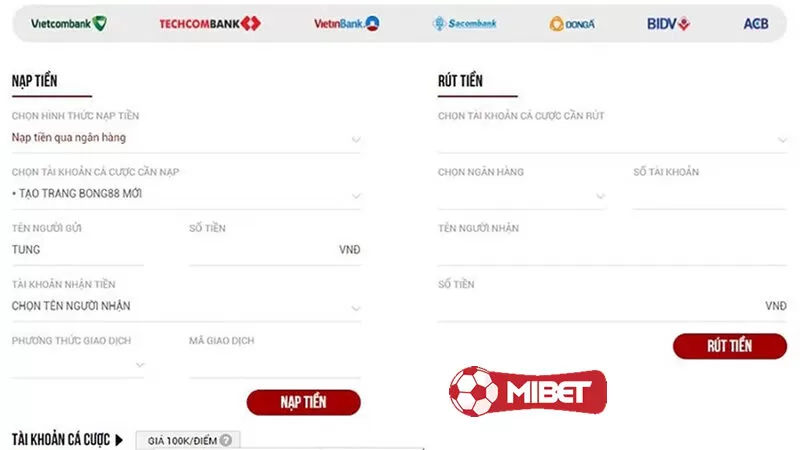 Cách rút tiền Mibet Cách rút tiền Mibet